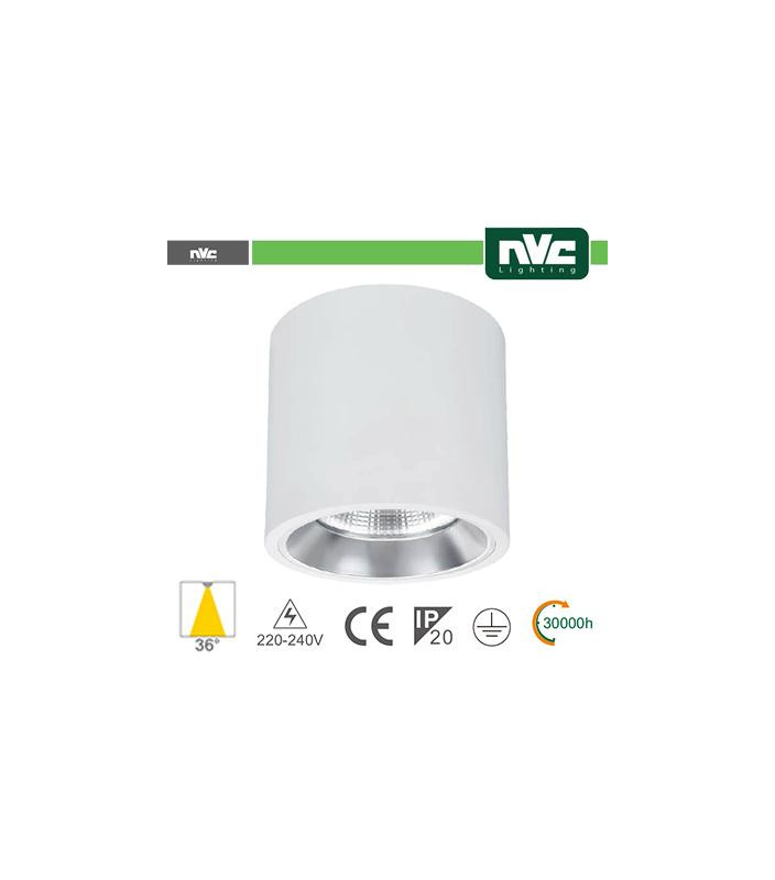 Downlight Sporgente - IP20 15W 1100LM 4000K 36°