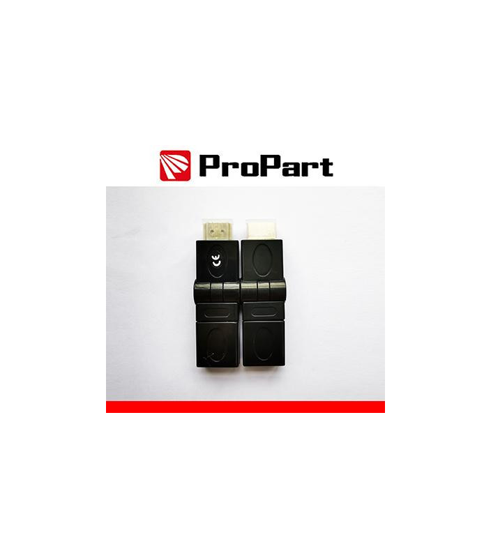 Adatt. Spina HDMI (19PIN) - Presa HDMI(19PIN) rotante dorato