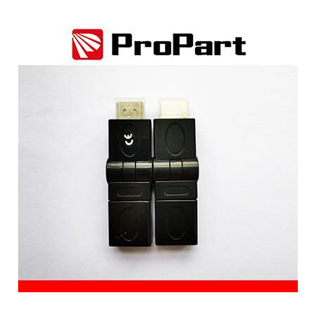 Adatt. Spina HDMI (19PIN) - Presa HDMI(19PIN) rotante dorato