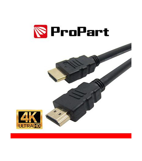 Cavo HDMI 2.0 High Speed 4K 3D con Ethernet 3m SP-SP NERO