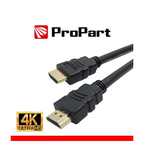 Cavo HDMI 2.0 High Speed 4K 3D con Ethernet 1m SP-SP NERO