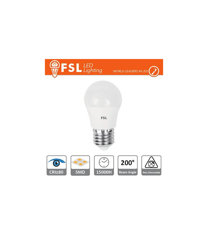 Lampada Sfera - 5,5W 3000K E27 