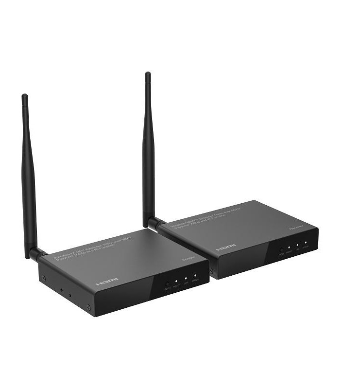 Kit TX-RX Extender HDMI, 100MT Wireless,1080p@60Hz, Loop-out