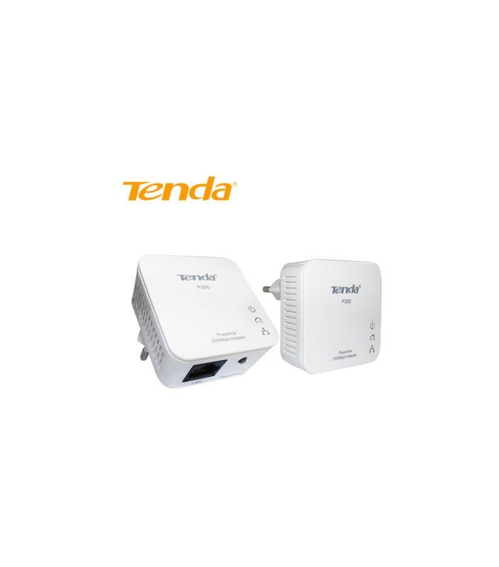 Tenda P200 Powerline Kit 2 Mini Adapter Up to 200Mbps