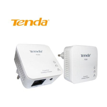 Tenda P200 Powerline Kit 2 Mini Adapter Up to 200Mbps