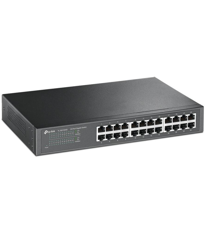 Switch 24 porte Gigabit in acciaio TP-Link TL-SG1024D