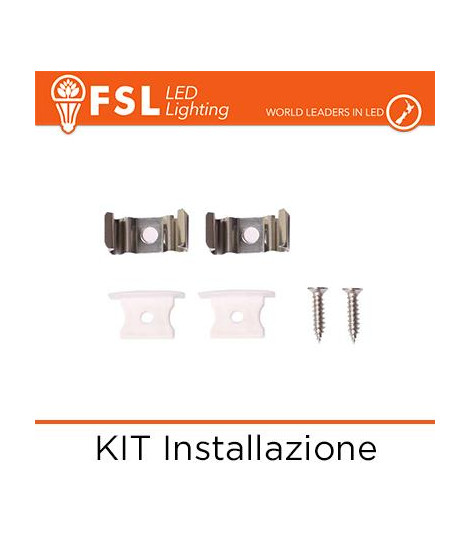 KIT Installazione per Profilo ad Incasso