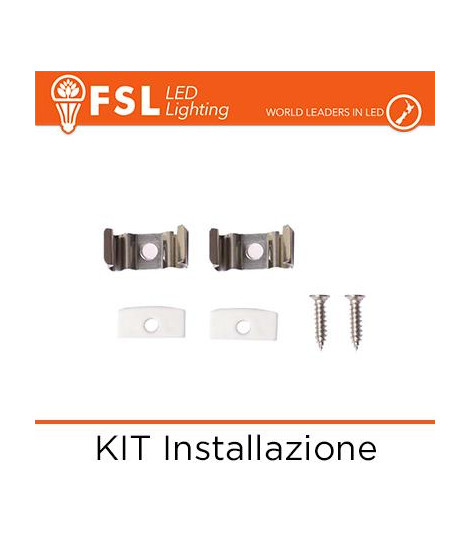 KIT Installazione per Profilo a U