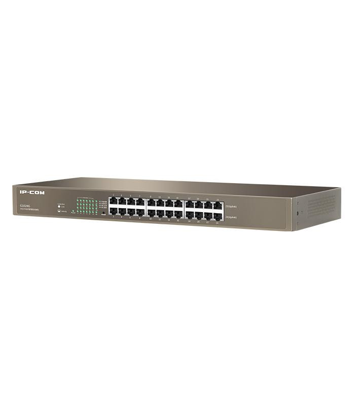 Switch 24 porte Gigabit Unmanaged Rack IP-COM G1024G