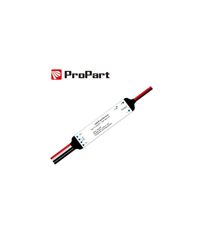 Dimmer RF e Push 1 canale - 12/24V, 1ch 3A/CH, RF 2.4G