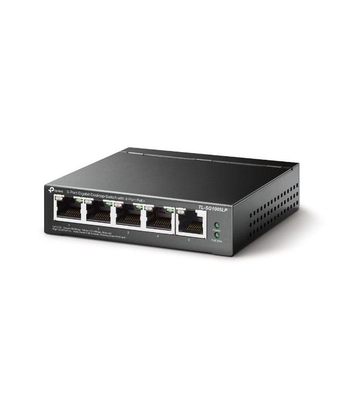 Switch desktop 5 porte Gigabit 4 porte PoE+ TL-SG1005LP