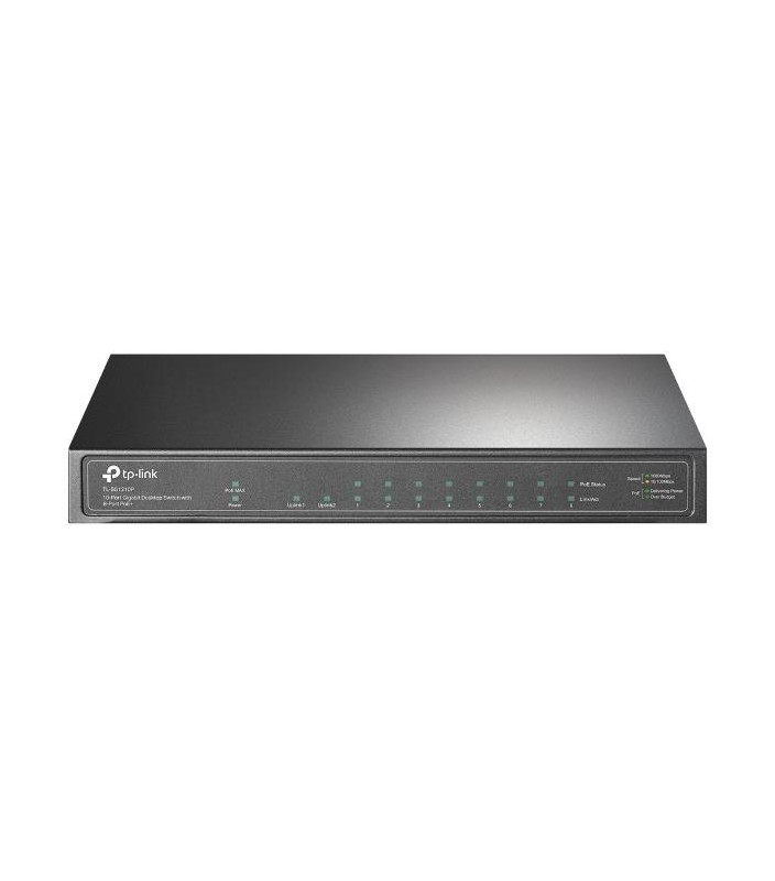 Switch 10 porte Gigabit 8 porte PoE+ 1 SFP TL-SG1210P