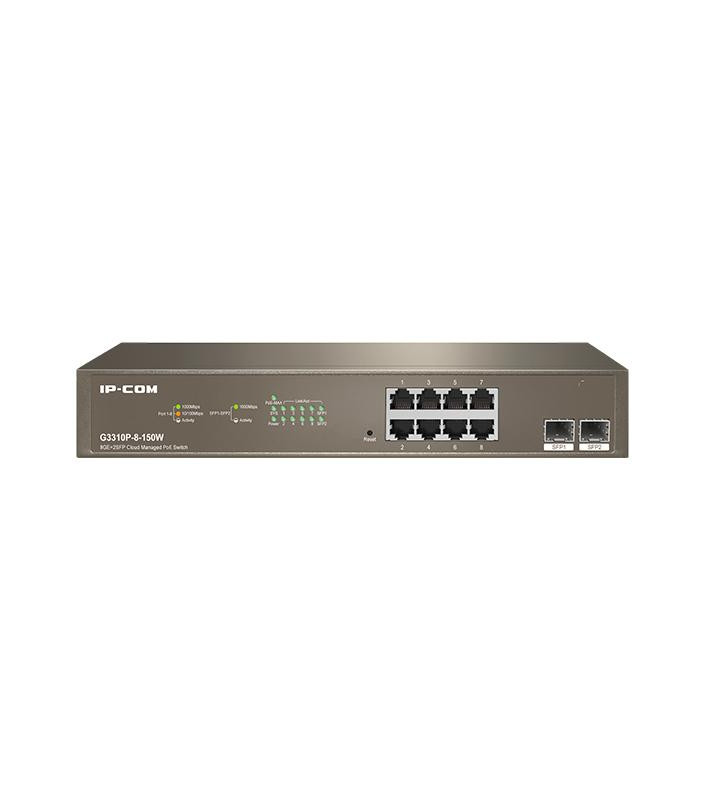 Switch PoE Cloud Managed 8GE+2SFP - IP-COM 