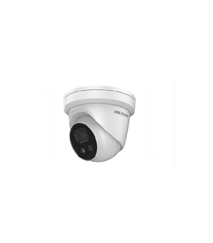 TURRET IP Hikvision 4MP, Ottica Fissa 2.8mm PoE,  ACUSENSE