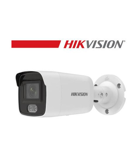 BULLET IP Hikvision 4MP, Ottica Fissa 2.8mm PoE,  COLORVU