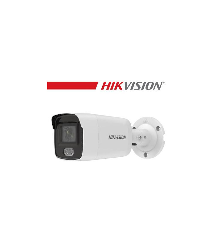 BULLET IP Hikvision 4MP, Ottica Fissa 2.8mm PoE,  COLORVU