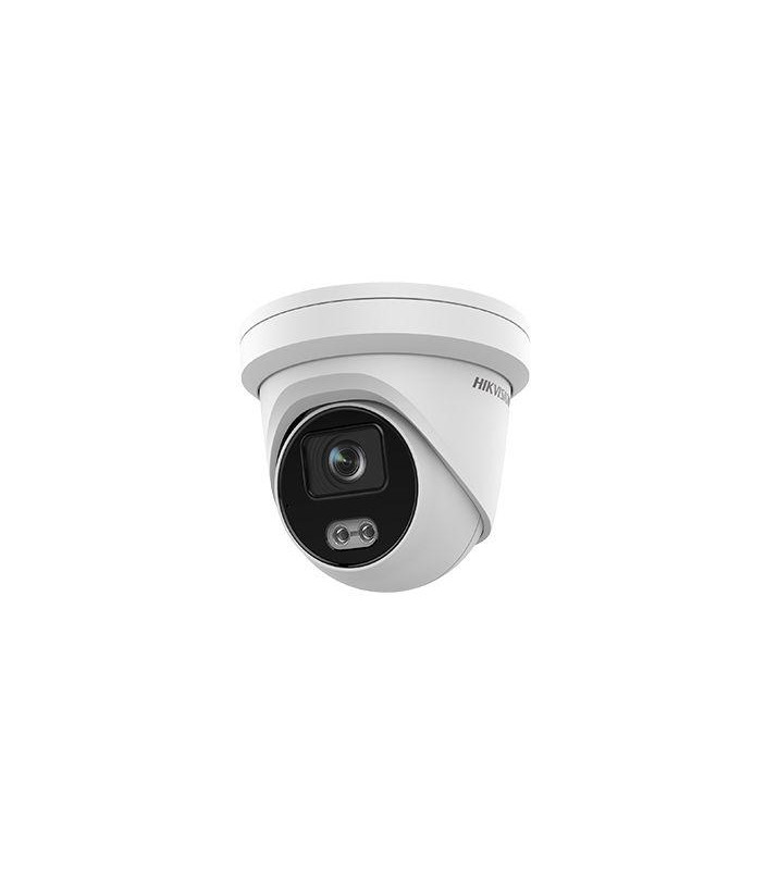 TURRET IP Hikvision 4MP, Ottica Fissa 2.8mm PoE,  COLORVU