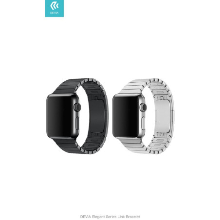 Cinturino Apple Watch 4 serie 40mm Elegant Link Space Black