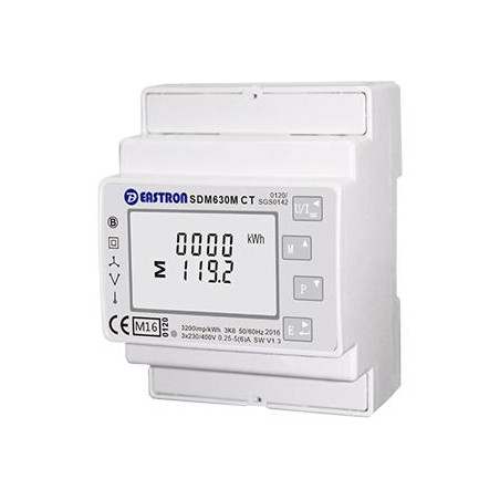 METER Contatore di energia trifase SDM630 V2 Certificato MID