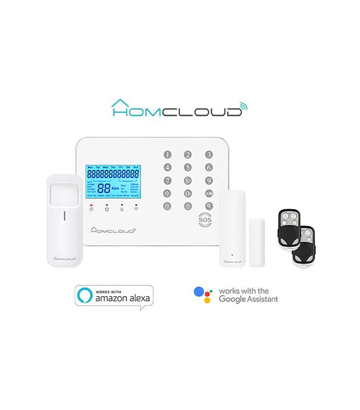 Kit Antifurto wireless 10P Homcloud Wi-Fi + GSM PRO