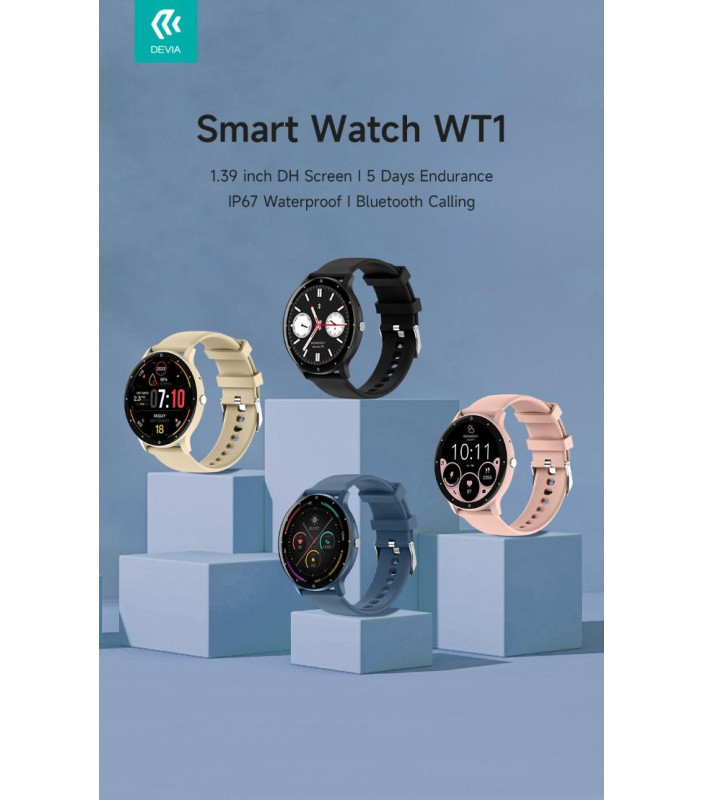 DEVIA Smart Watch modello WT1 APP DaFit Nero