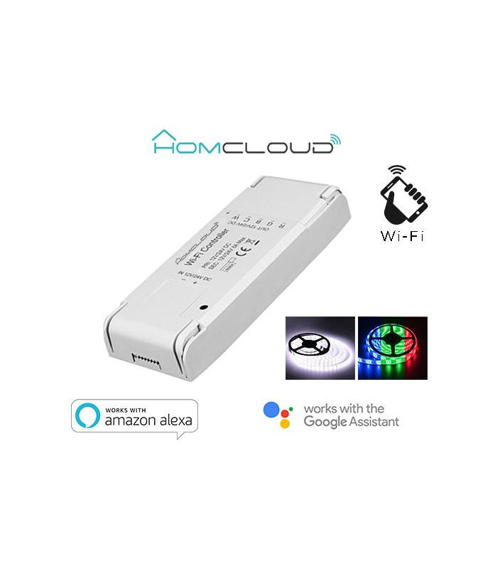 Controller Strisce LED Wi-Fi 12-24V RGB + white