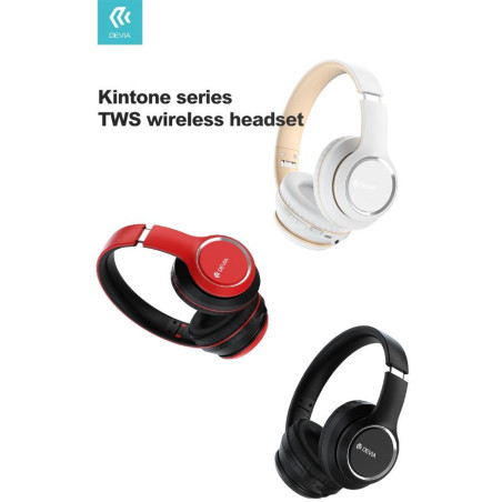 Cuffie Bluetooth 5.0 EM039 TWS Kintone Hi-Fi Bianca