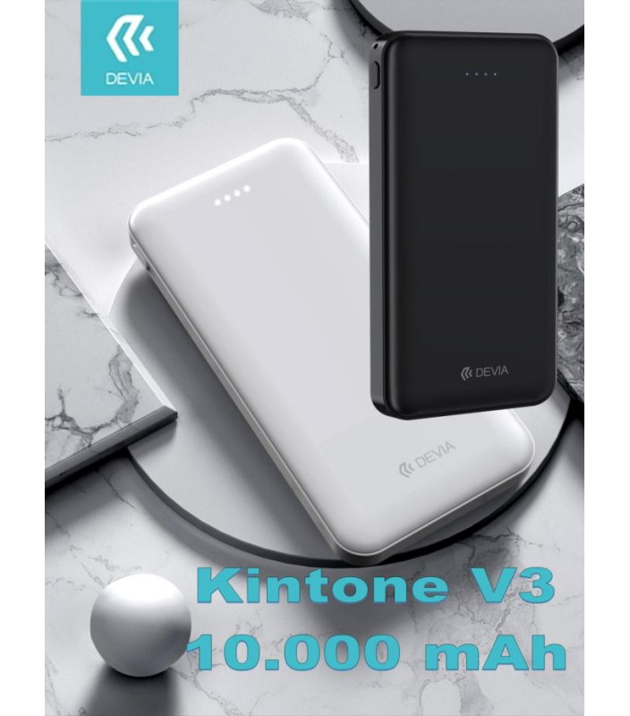 Power Bank V3 10.000mah 2 uscite 2,1 A.con protezione Nero