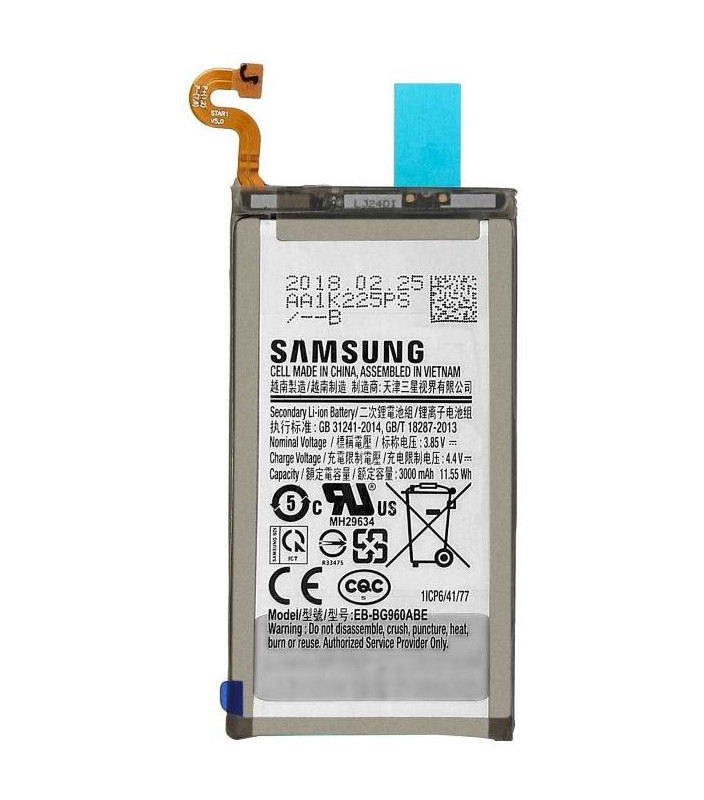 Batteria Originale EB-BG960ABE Samsung S9 G960 Bulk