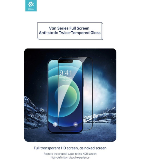 Pellicola vetro temperato Anti statico per iPhone 13 Pro Max