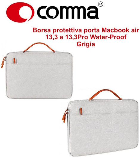 Borsa protettiva Macbook air 13,3 e 13,3Pro Water-Proof Grig